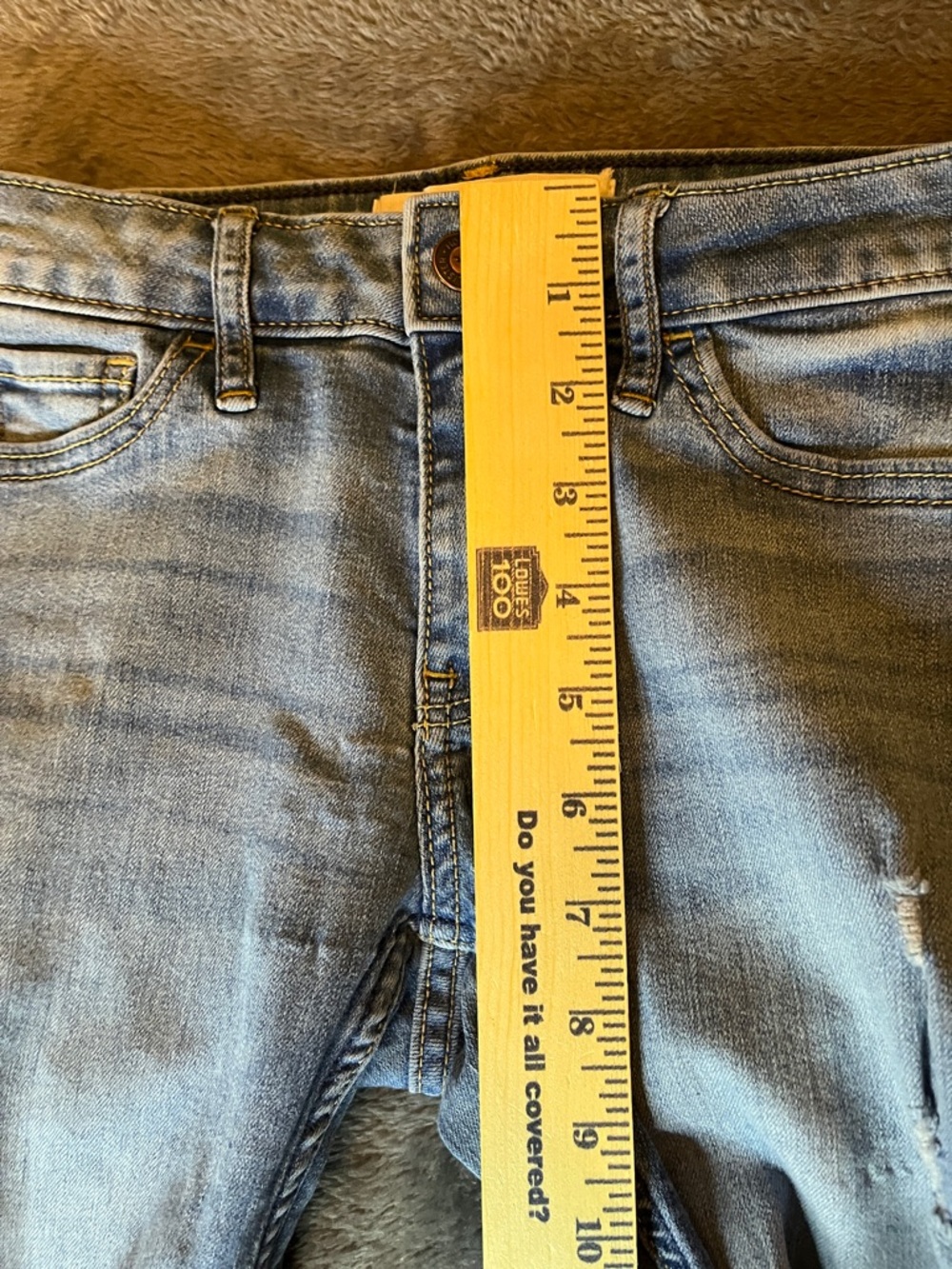 Distressed W25/L32 Petite Hollister Light Blue Women's Slim Jeans - - Picture 6 of 9